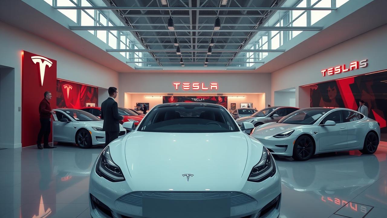 Mô hình kinh doanh độc đáo của Tesla, bán xe trực tiếp cho khách hàng.