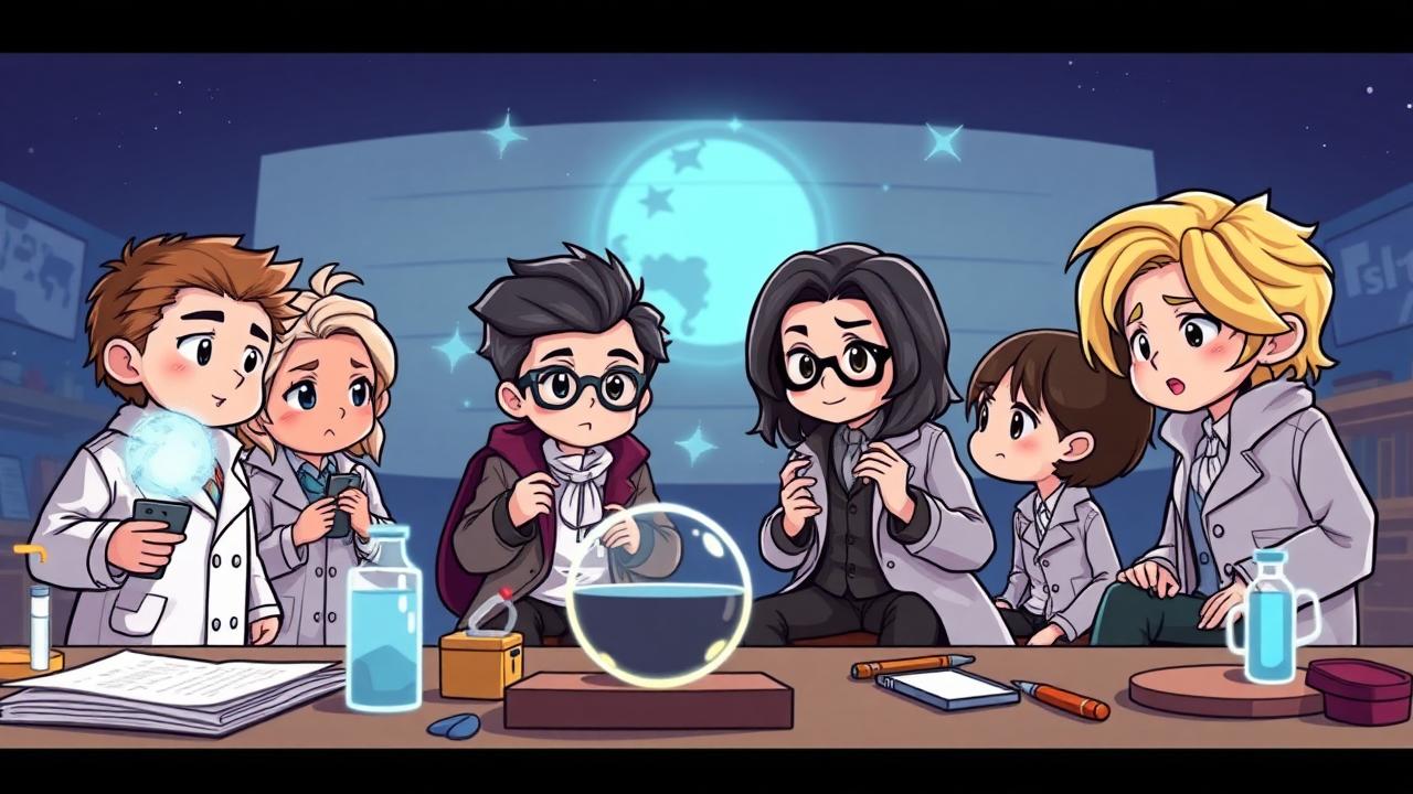 Các nhà khoa học trẻ tuổi thảo luận về cách tiếp nối di sản của Newton.