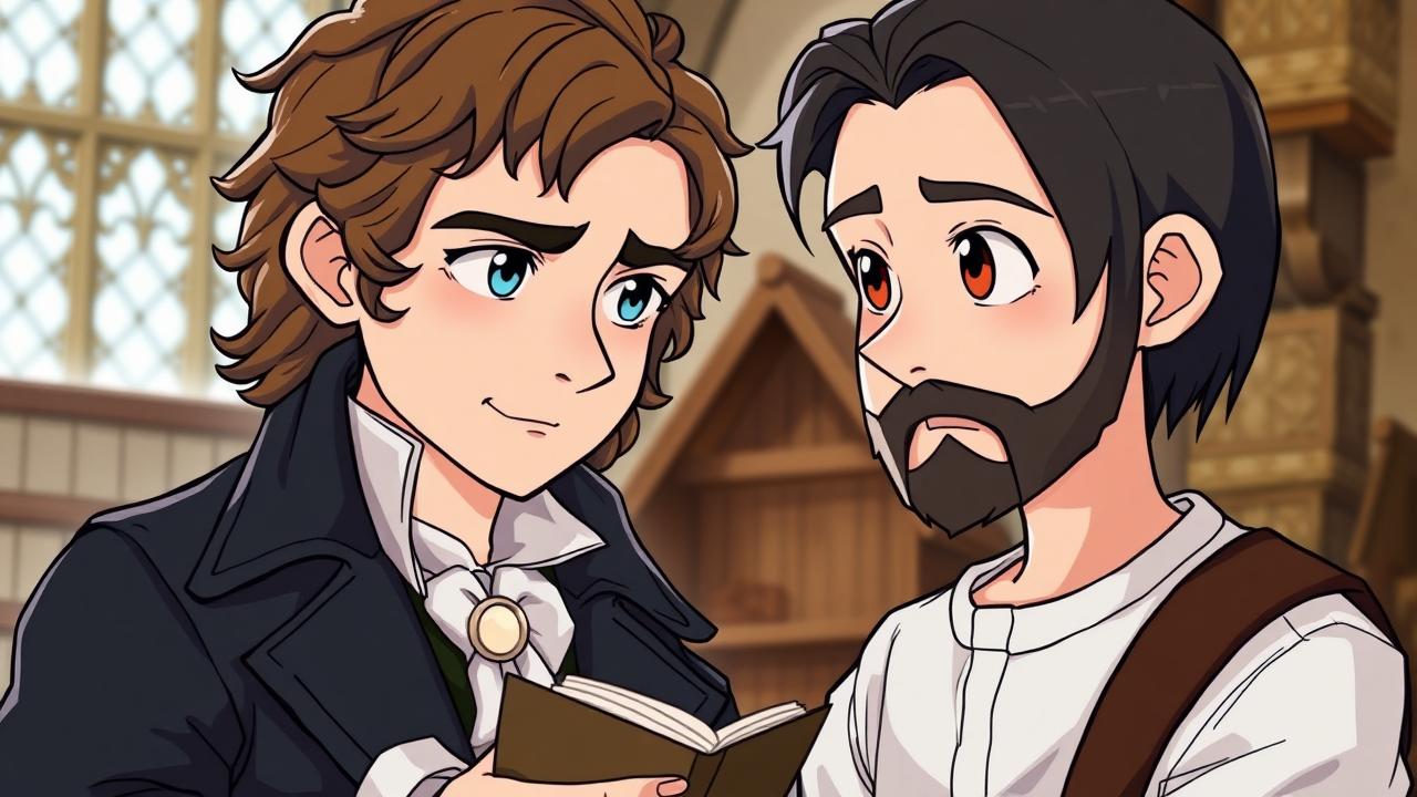 Thomas khuyên Isaac Newton cần có cuộc sống cá nhân, ánh mắt chân thành.