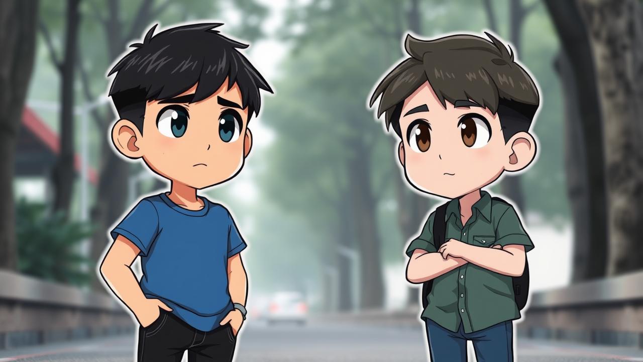 Noben nhìn Minh với ánh mắt ngập ngừng, băn khoăn về sự mạo hiểm